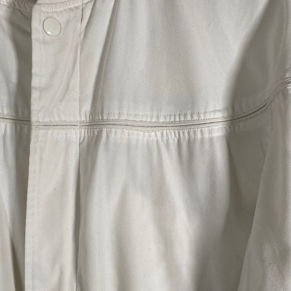 Knights Bridge For Men Vintage White Bomber Jacket Size 42-44 Harrington Style - Picture 7 of 11